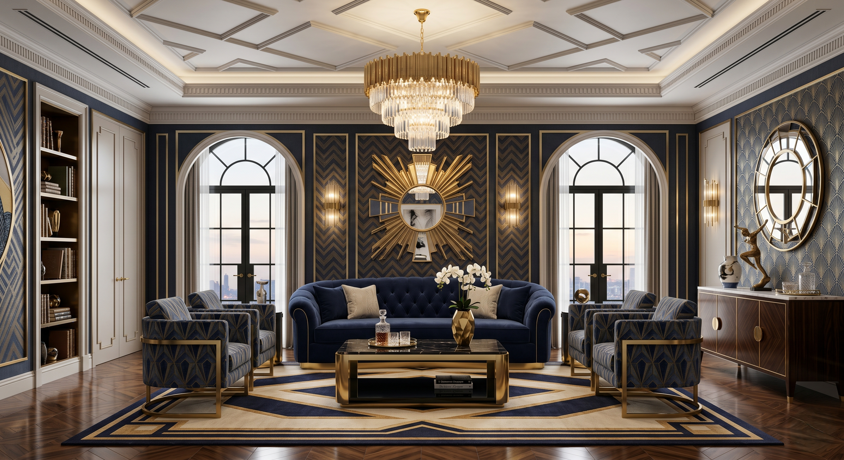 15 Art Deco Living Room Ideas for Timeless Glamour – Aetheris Concepts