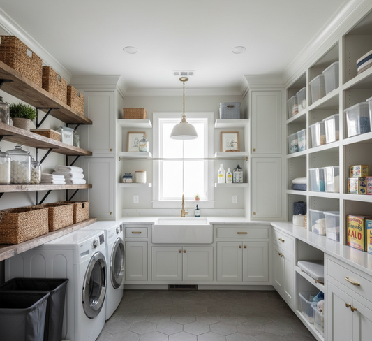 Laundry Room Shelving Ideas
