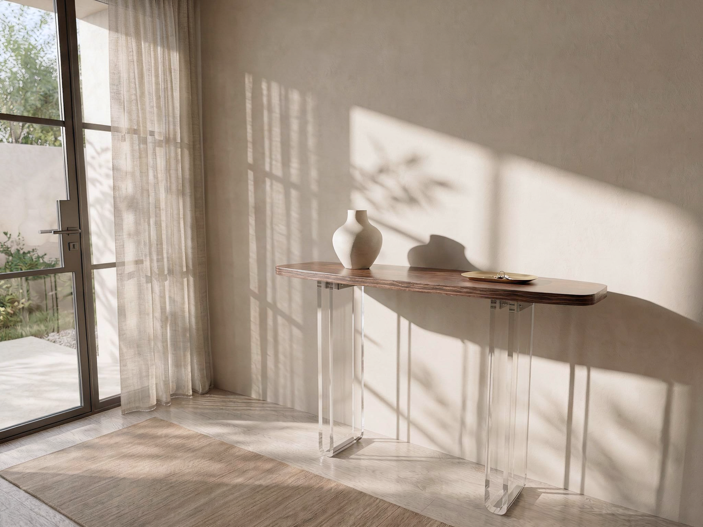 Shinto Acrylic Console Table