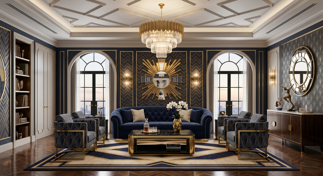 Art Deco Living Room Idea