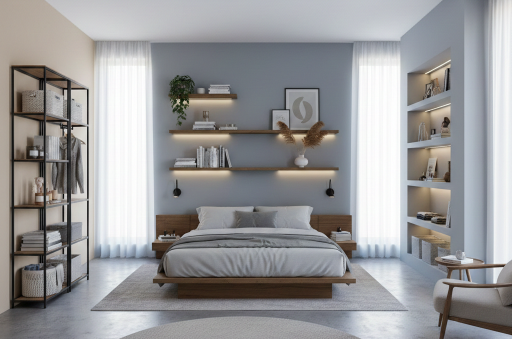 Bedroom Shelving Idea