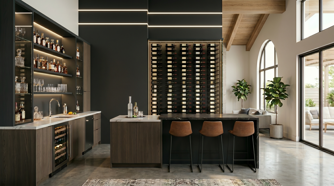 Modern Home Bar Idea