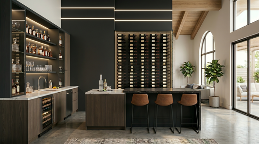 Modern Home Bar Idea