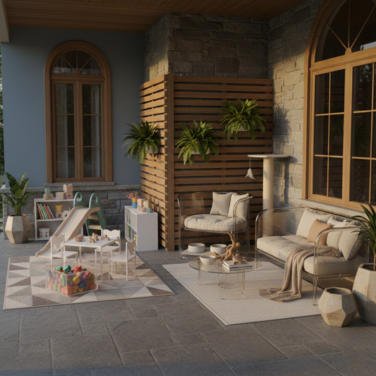 Is Acrylic Plastic Toxic - porch with acrylic furniture 