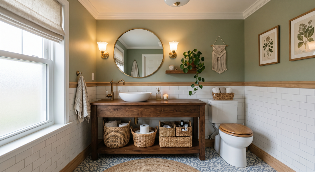 Half Bathroom Decor Idea