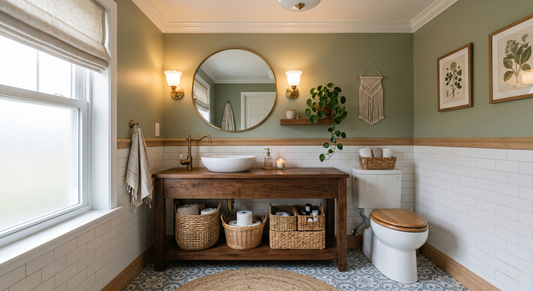 Half Bathroom Decor Idea