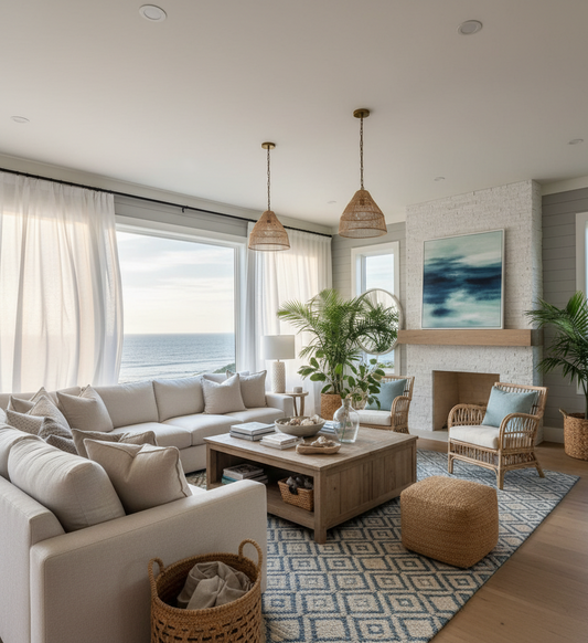 Modern Coastal Living Room Ideas
