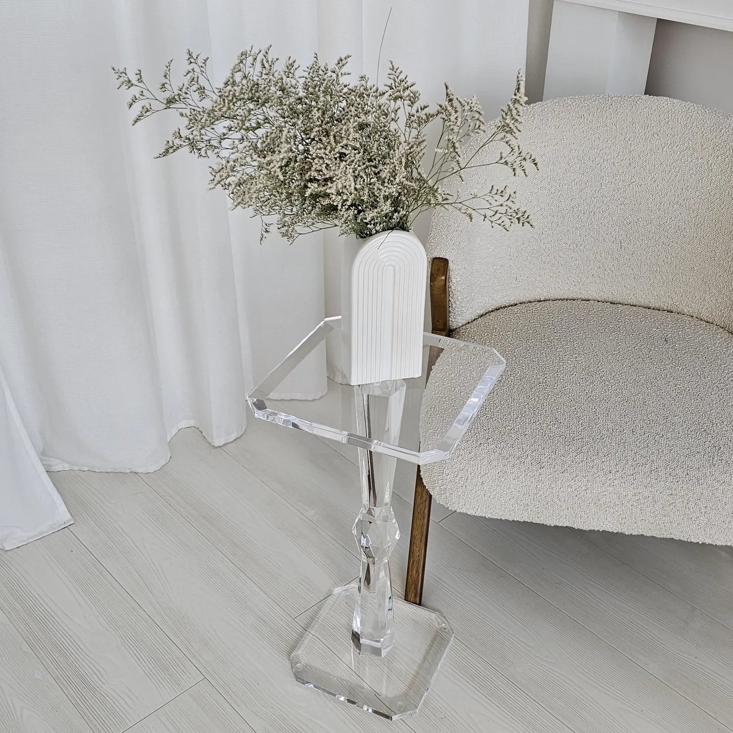 Classic Acrylic End Table