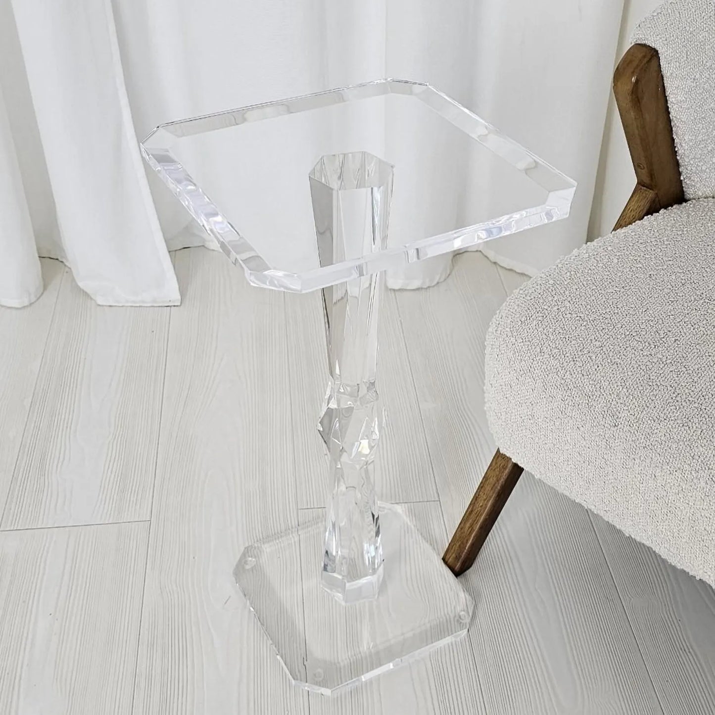 Classic Acrylic End Table