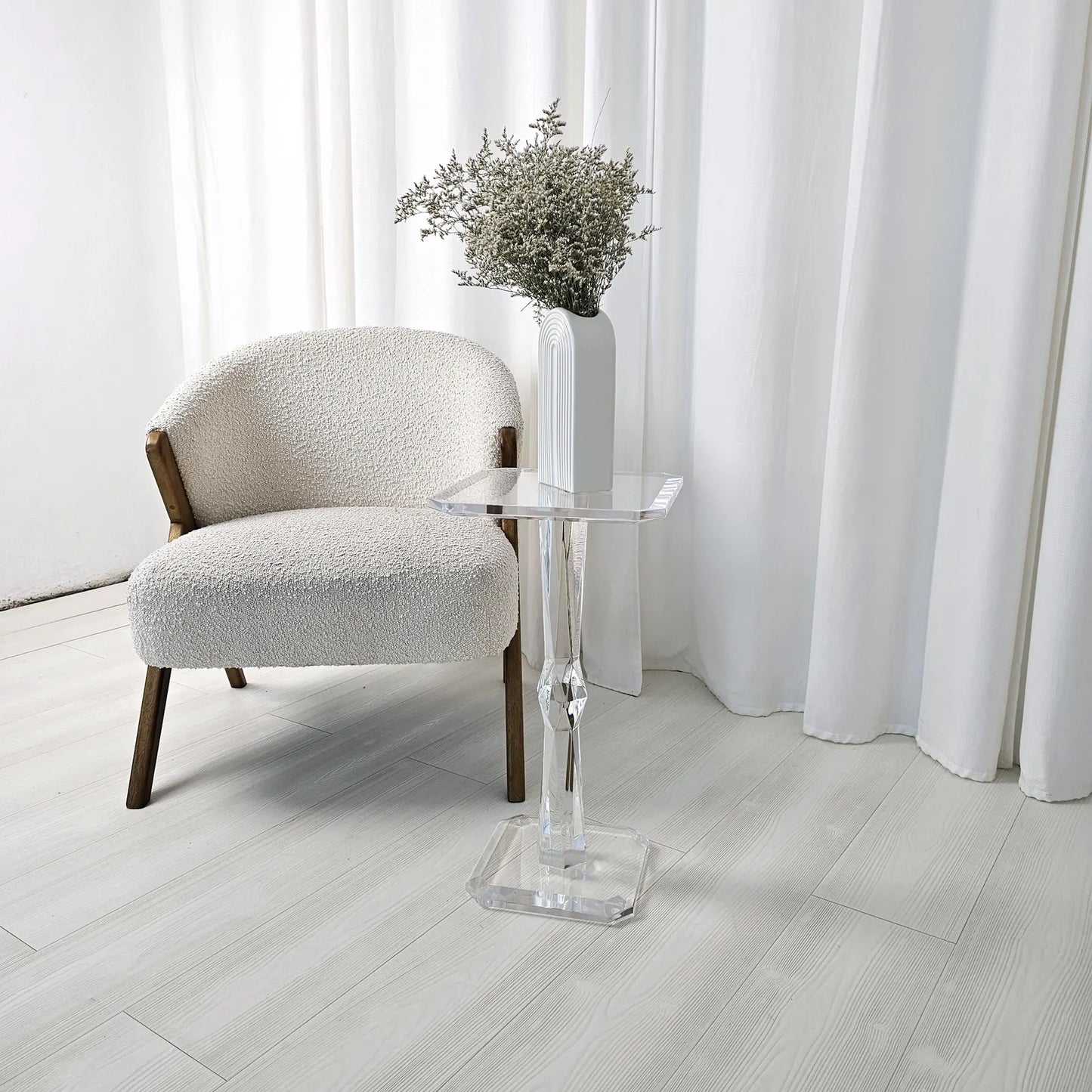 Classic Acrylic End Table