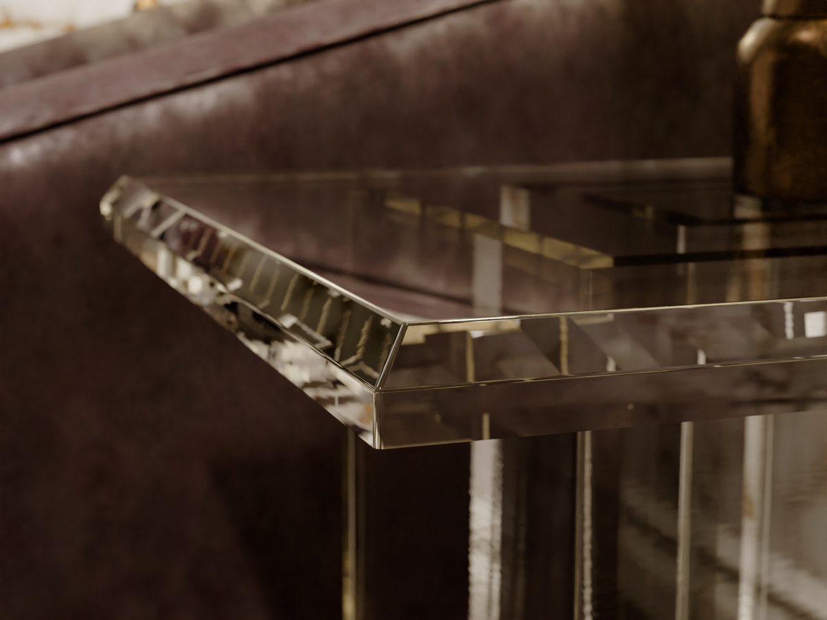 Infinity Acrylic End Table
