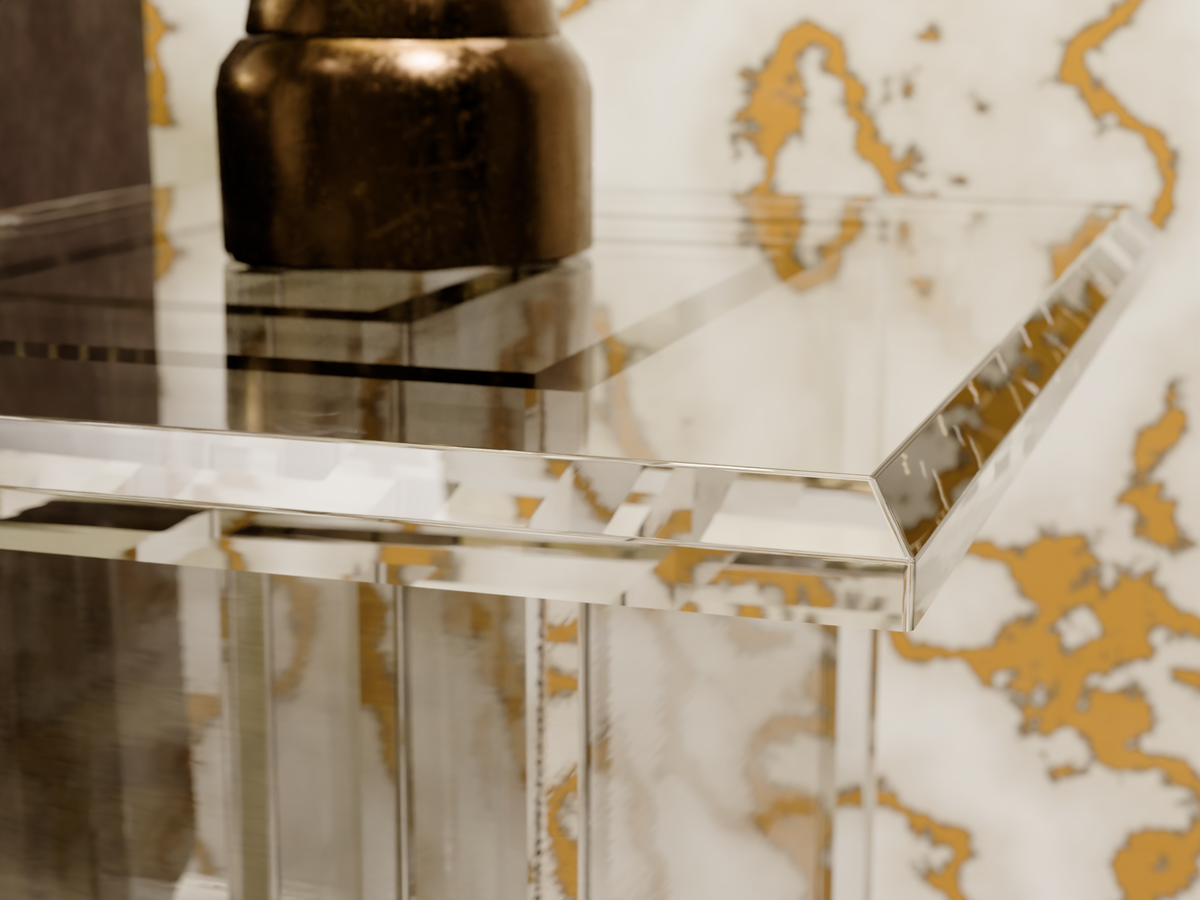 Infinity Acrylic End Table