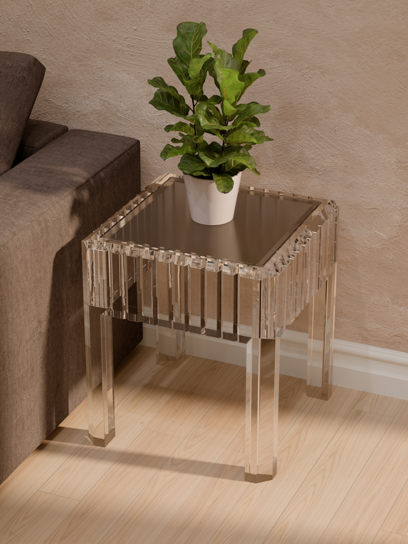 Marquise Acrylic End Table