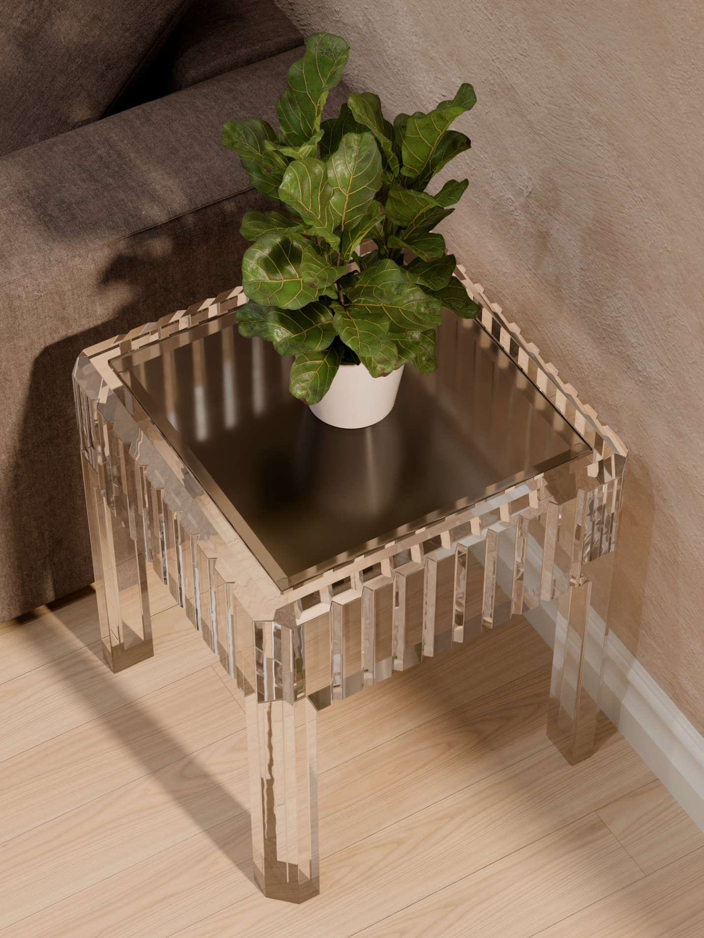 Marquise Acrylic End Table