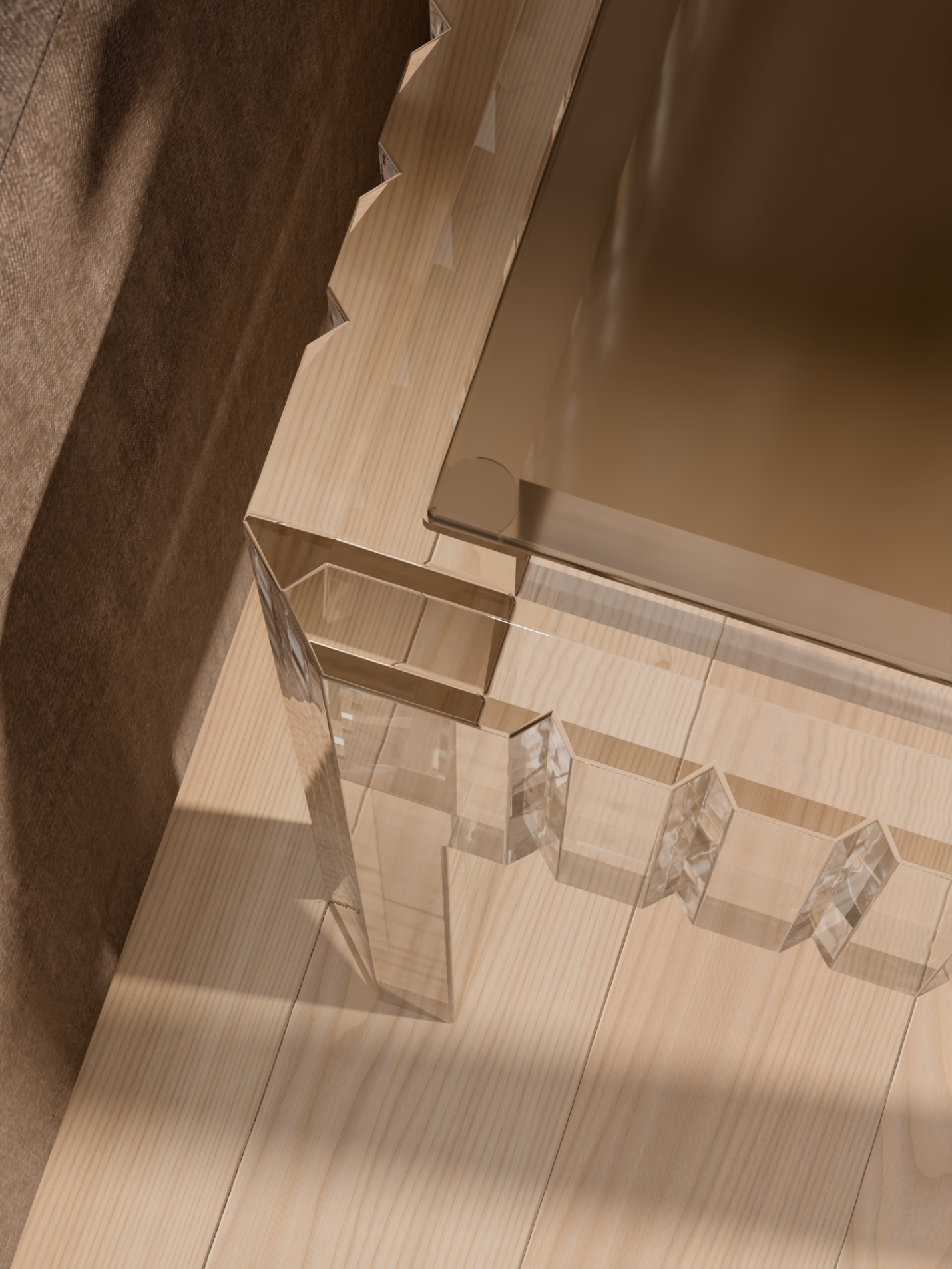 Marquise Acrylic End Table