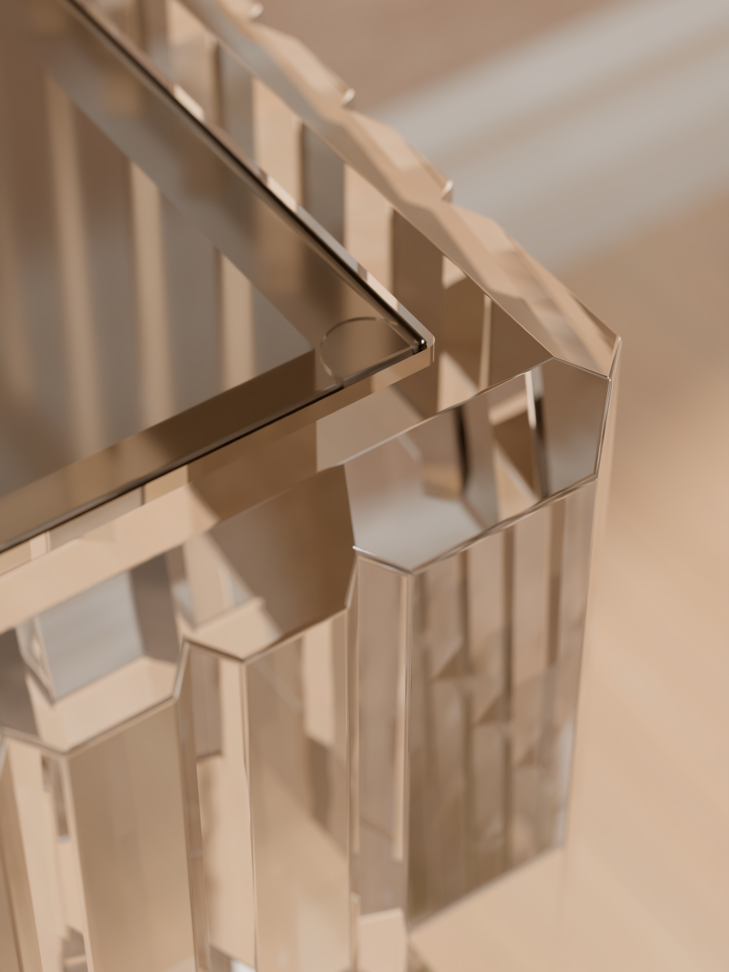 Marquise Acrylic End Table