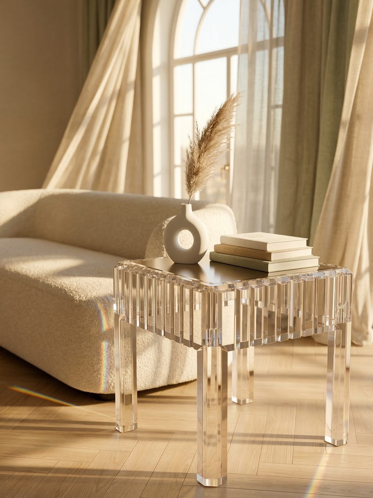 Marquise Acrylic End Table