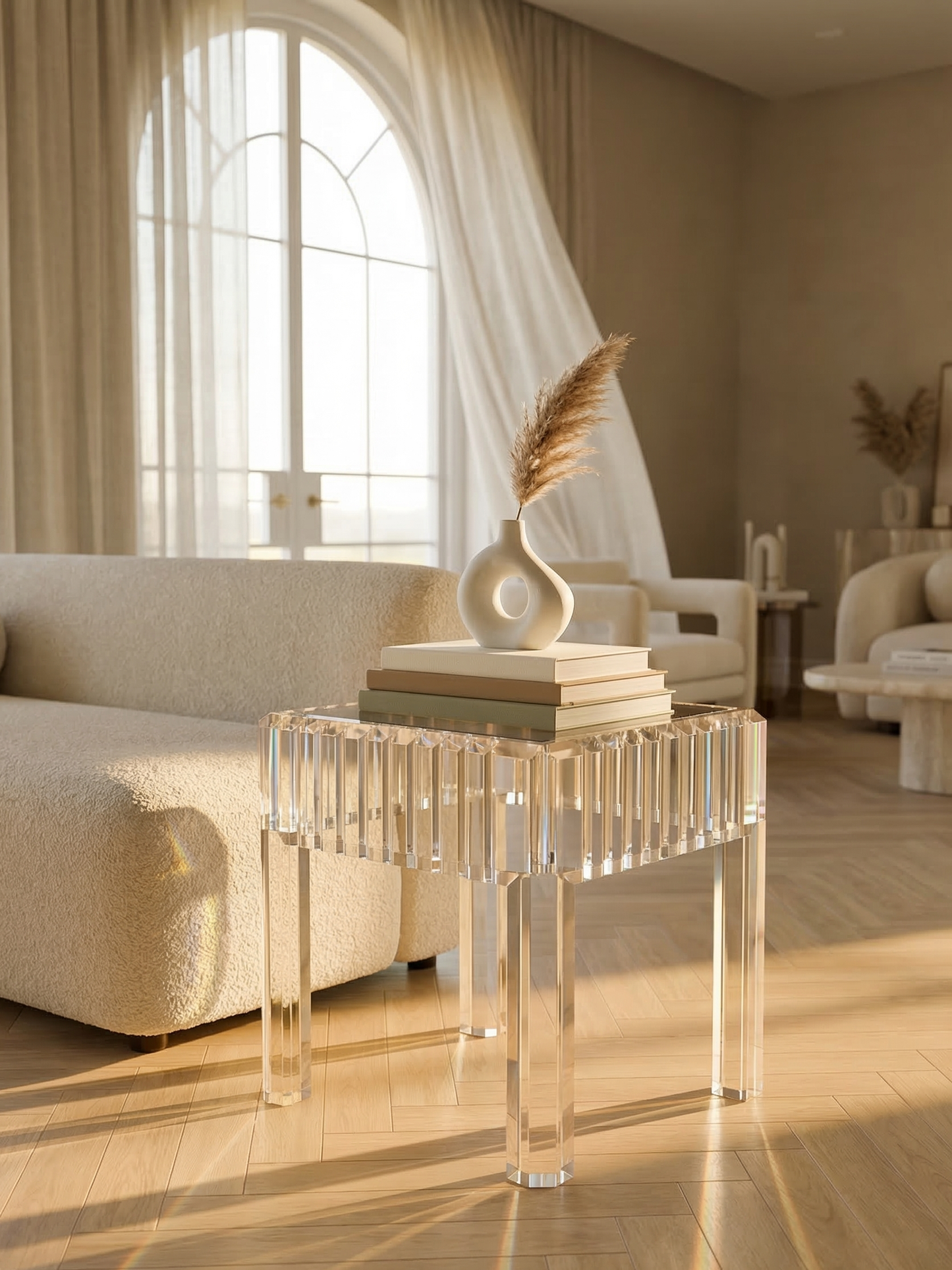 Marquise Acrylic End Table