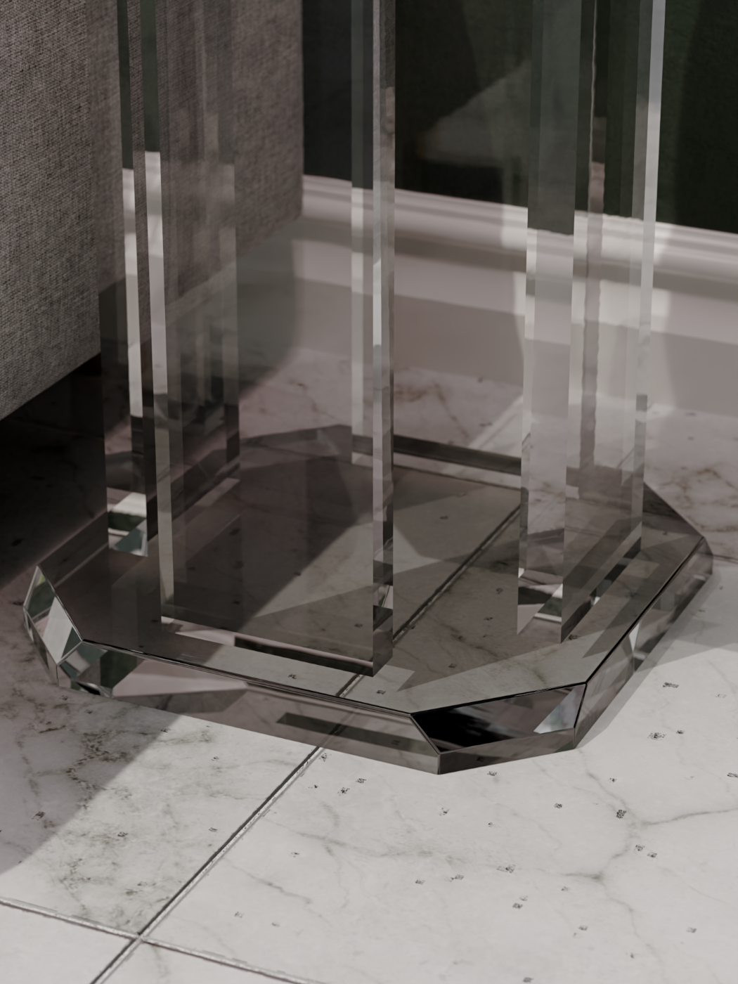 Otto Acrylic End Table