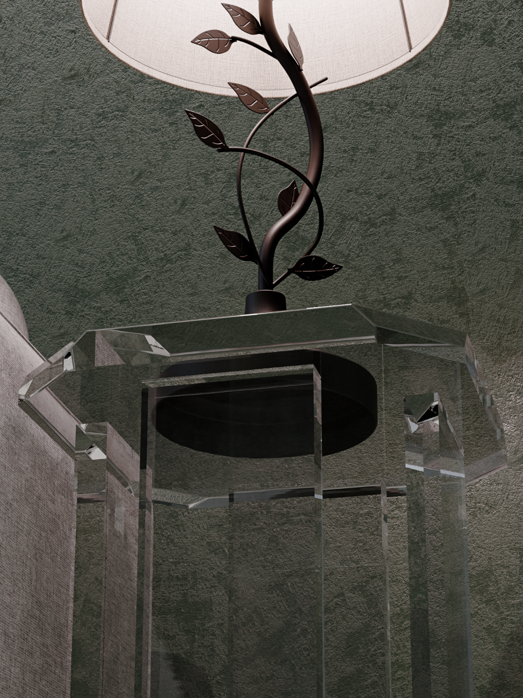 Otto Acrylic End Table