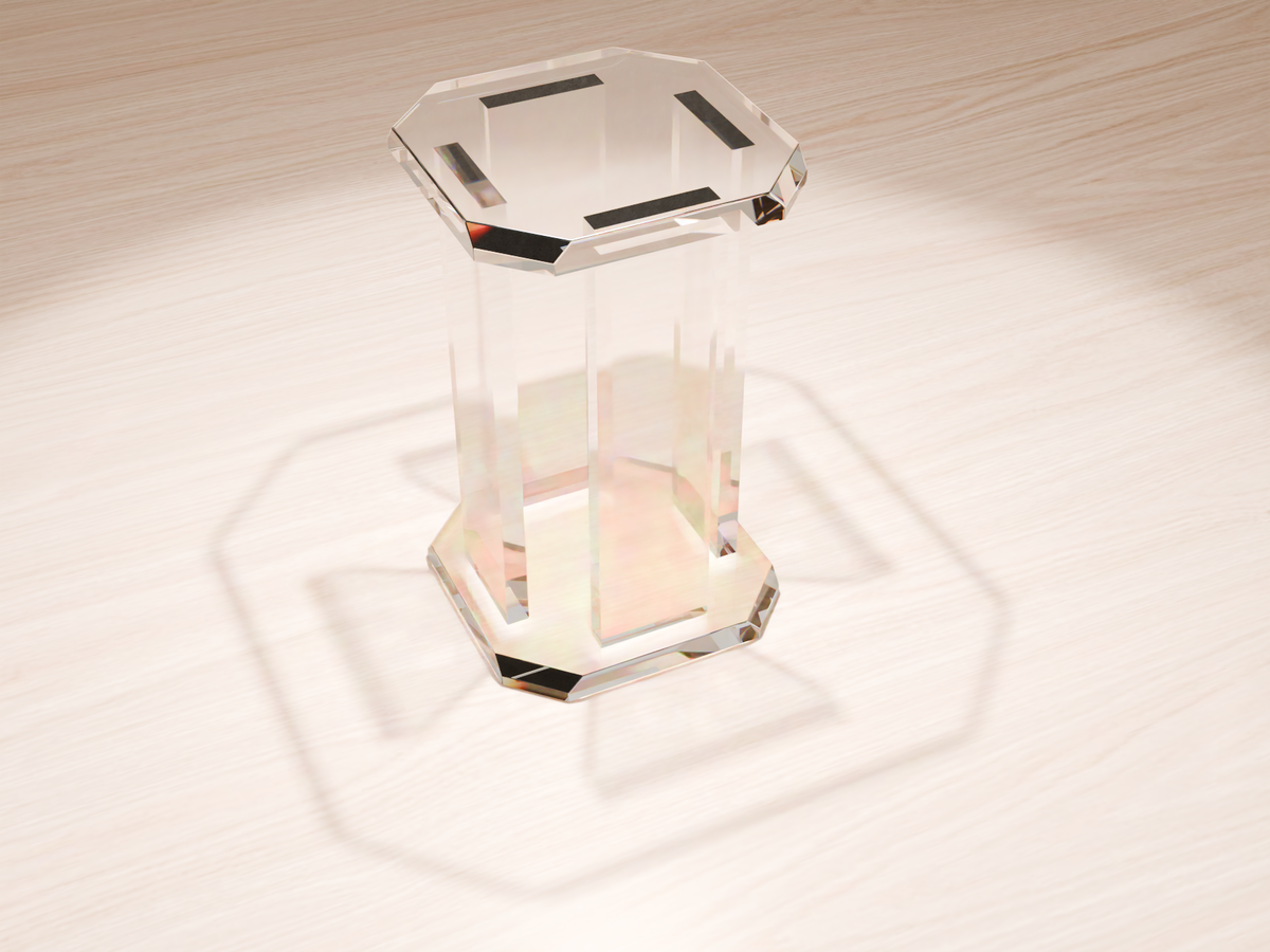 Otto Acrylic End Table