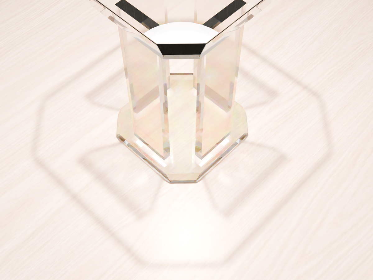 Otto Acrylic End Table