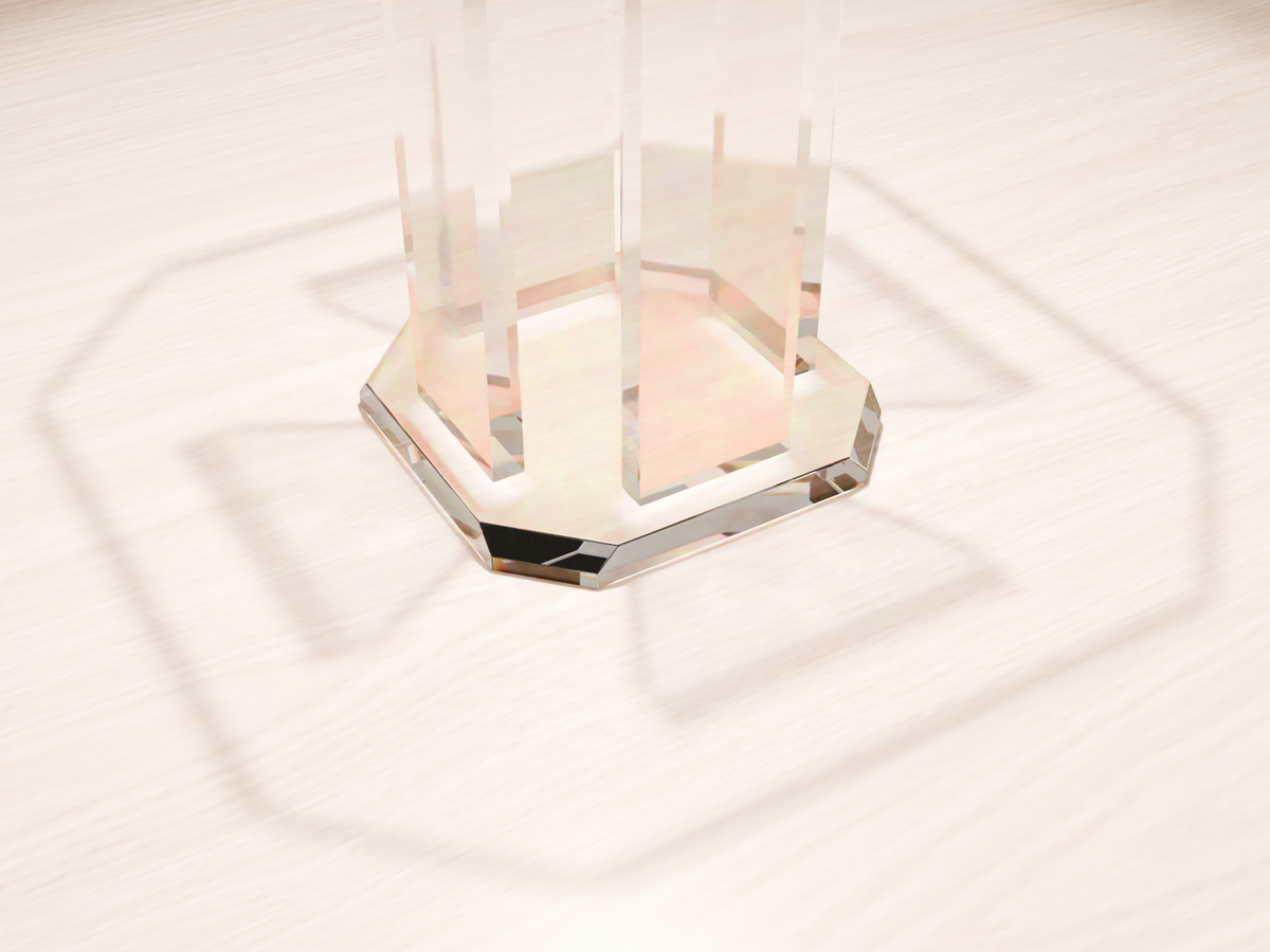 Otto Acrylic End Table