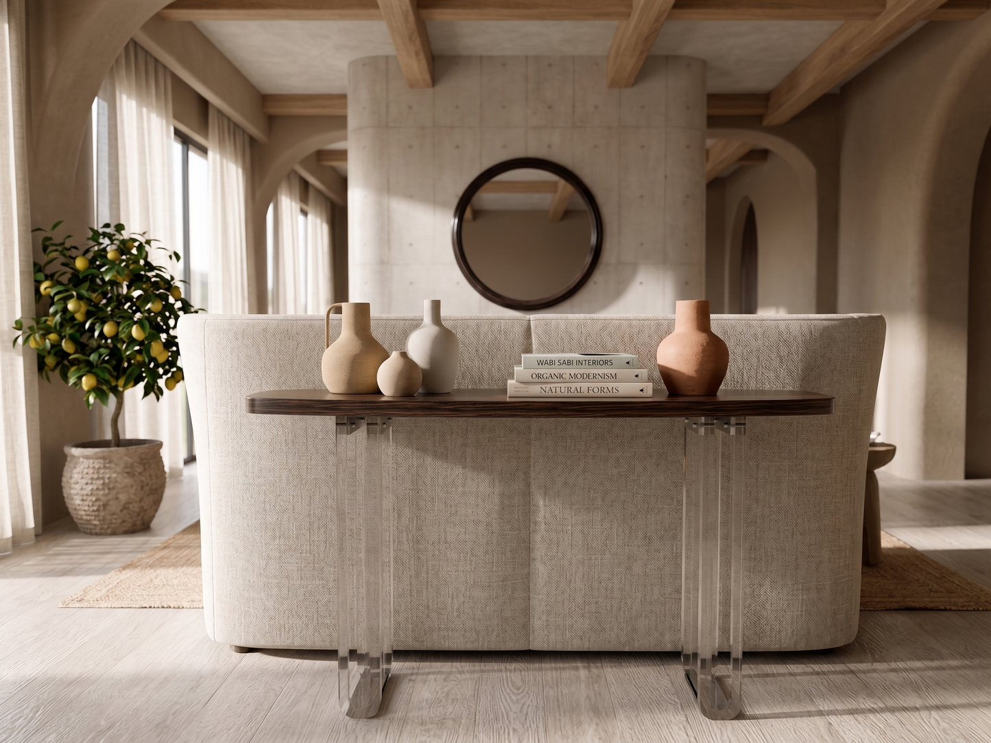 Shinto Acrylic Console Table